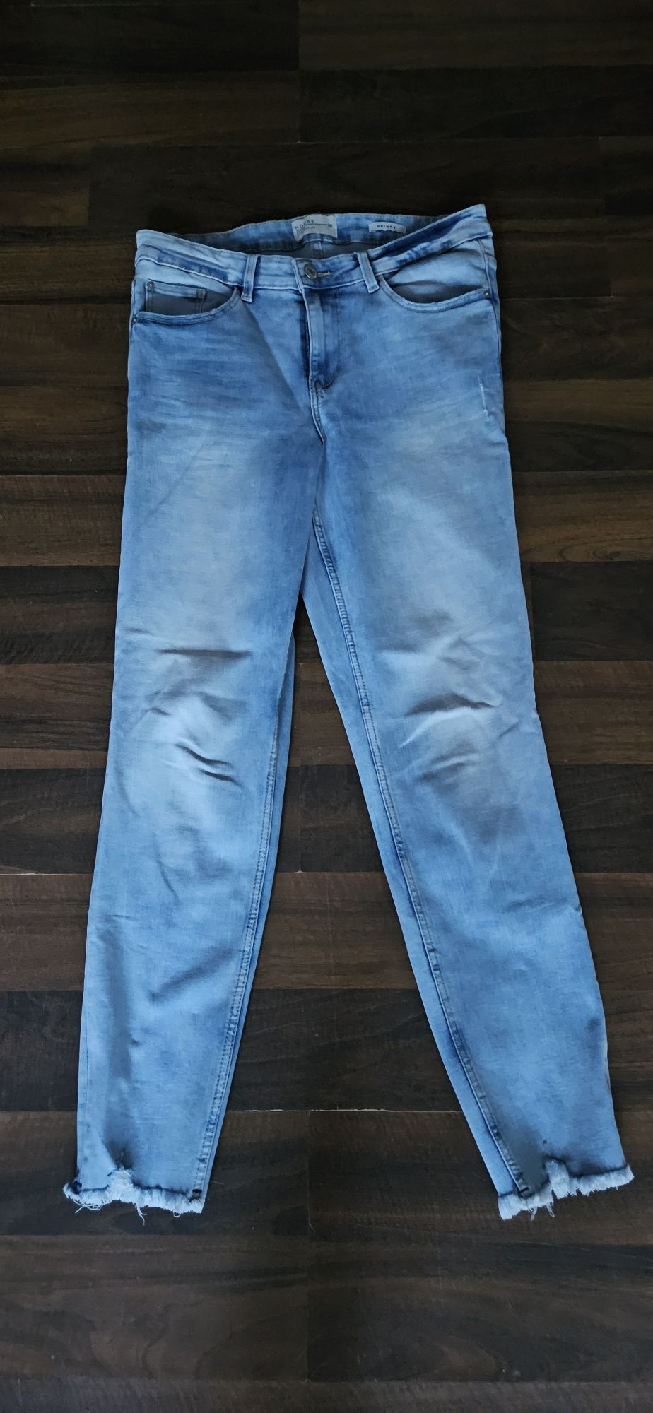 Spodnie jeans jasne rurki Slim House