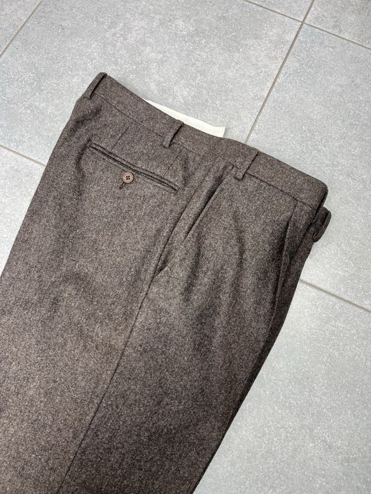 Брюки чоловічі з вовняної фланелі Canali zegna brioni suitsupply barba