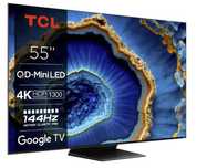 Telewizor TCL Mini LED 55C803: QLED 4K 144Hz Google TV, HDMI 2.1