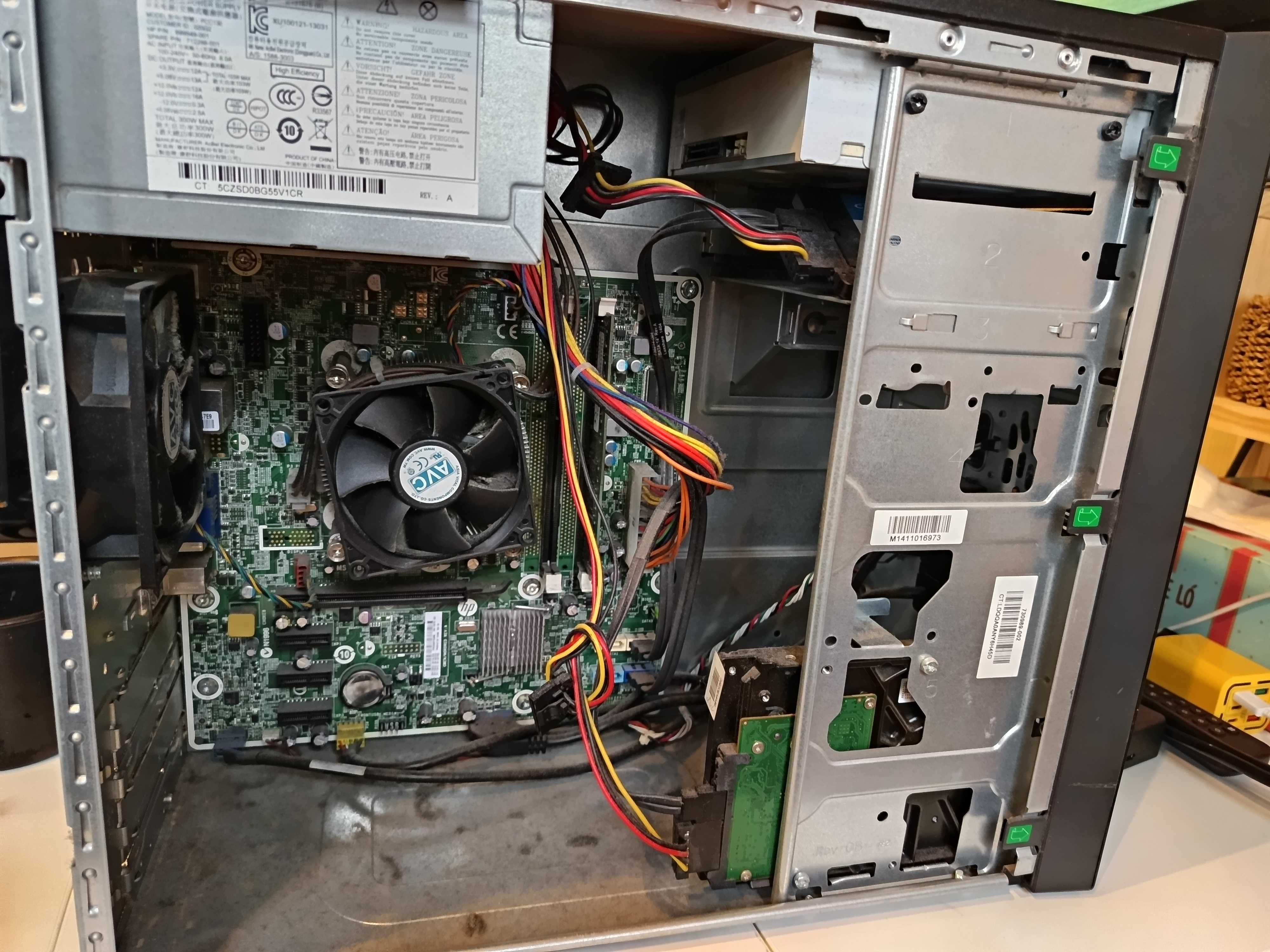 PC HP I3 4130 3,40 Mgz, DISCO SSD 250GB+ SATA 500GB, Memória 4Gb