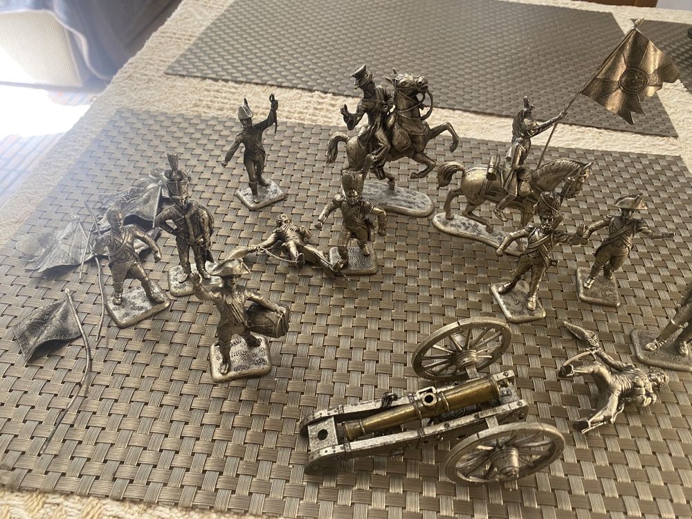 Coleção de soldados vintage