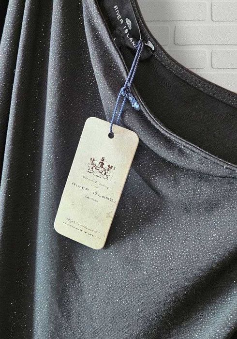 Шикарный брючный комбинезон на одно плечо river island, р. S/M