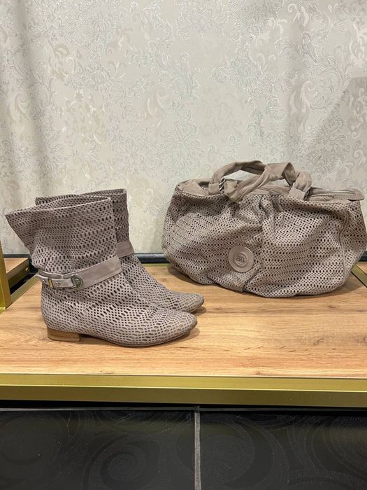 Комплект, сапожки і сумка Baldinini. Люкс бренд. Оригінал.