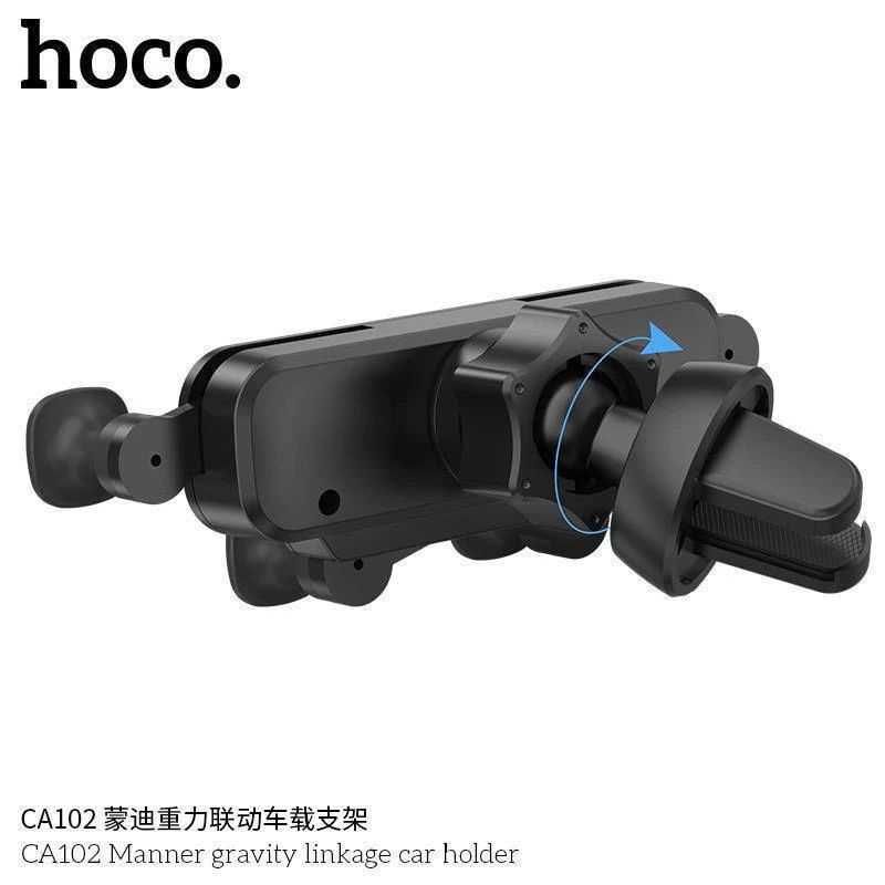 Автомобільний тримач Hoco CA102 в решітку для телефонів 4-6,7 дюйма