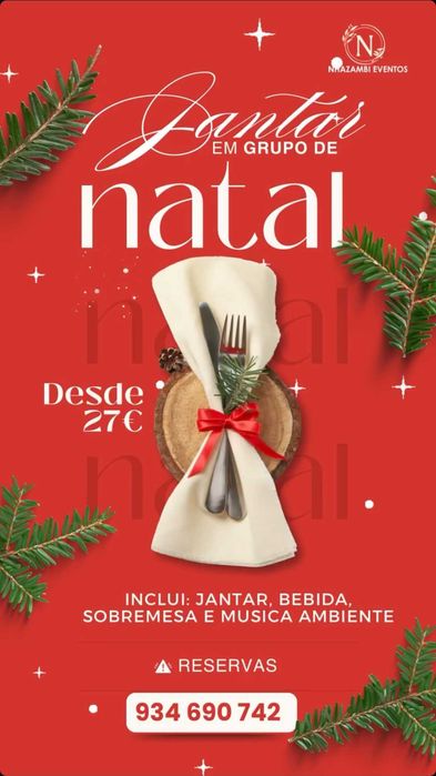 Aluguer de Espaço p/ festas do Fim De Ano, Com ou sem Catering Incluso