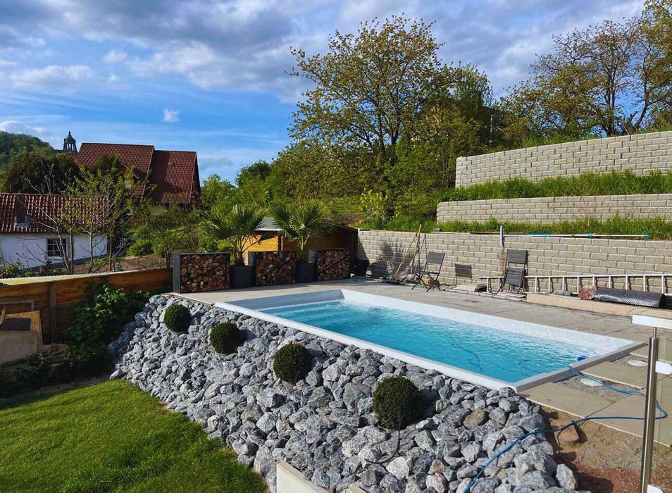 Basen ogrodowy wkopywany Costa Blanca 740x310x155 PRODUCENT! RATY!!!