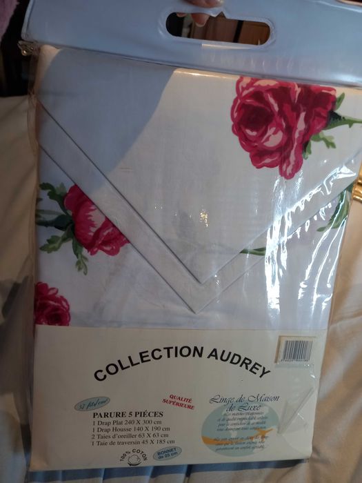Conjunto de lençóis, cama de casal - Collection Audrey