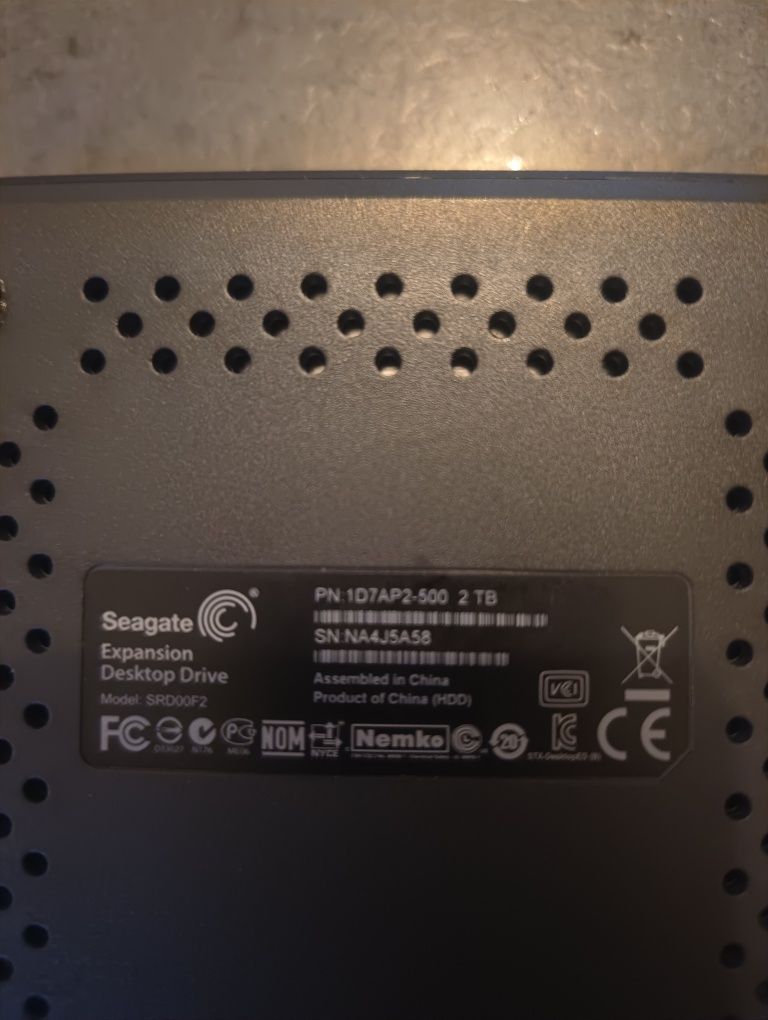 Dysk twardy Seagate 2 t