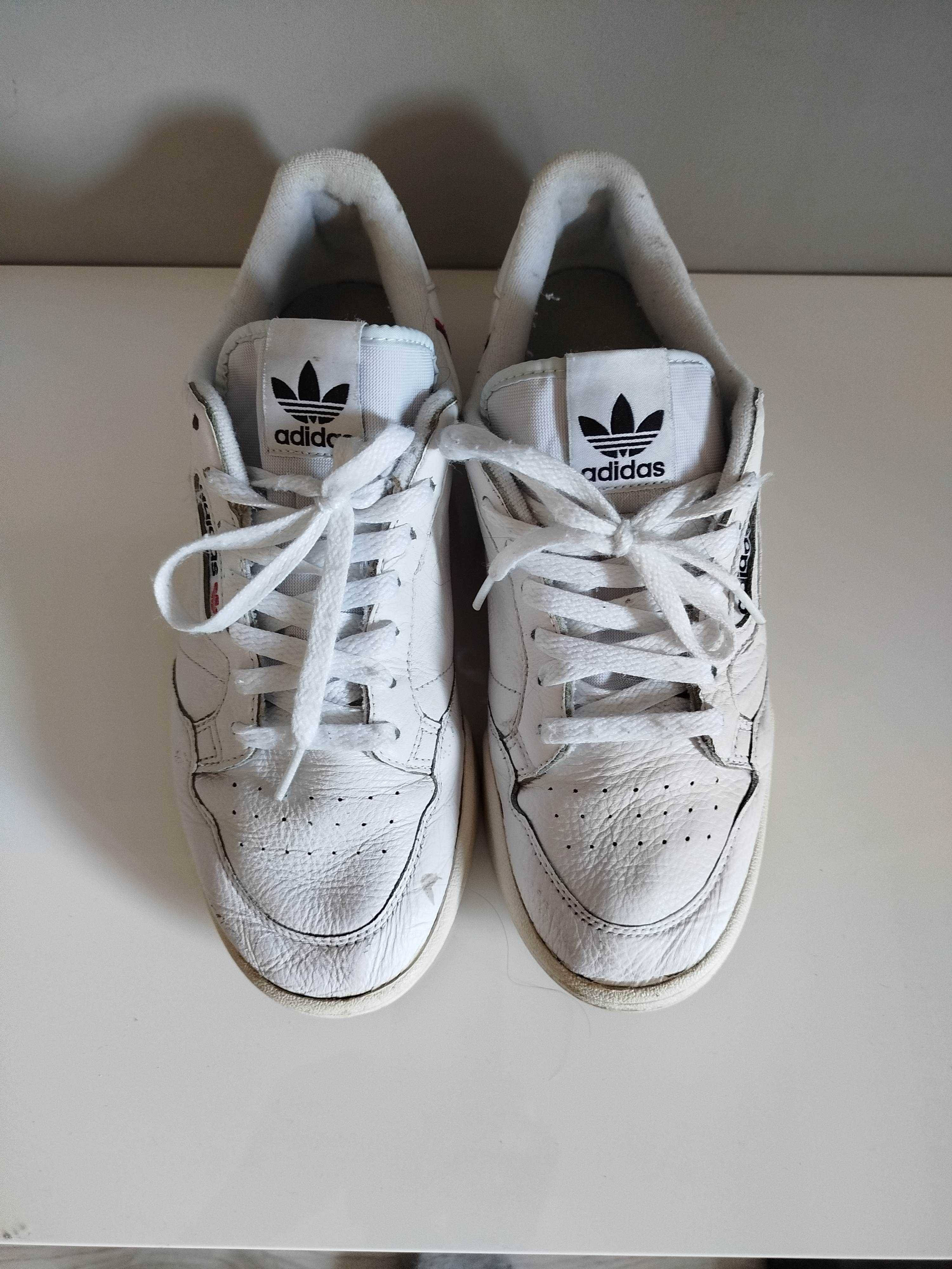 Adidas Męskie Continental 80 Białe buty codzienne Sneakersy
