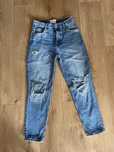 Jeansy z dziurami Zara mom’s fit 36