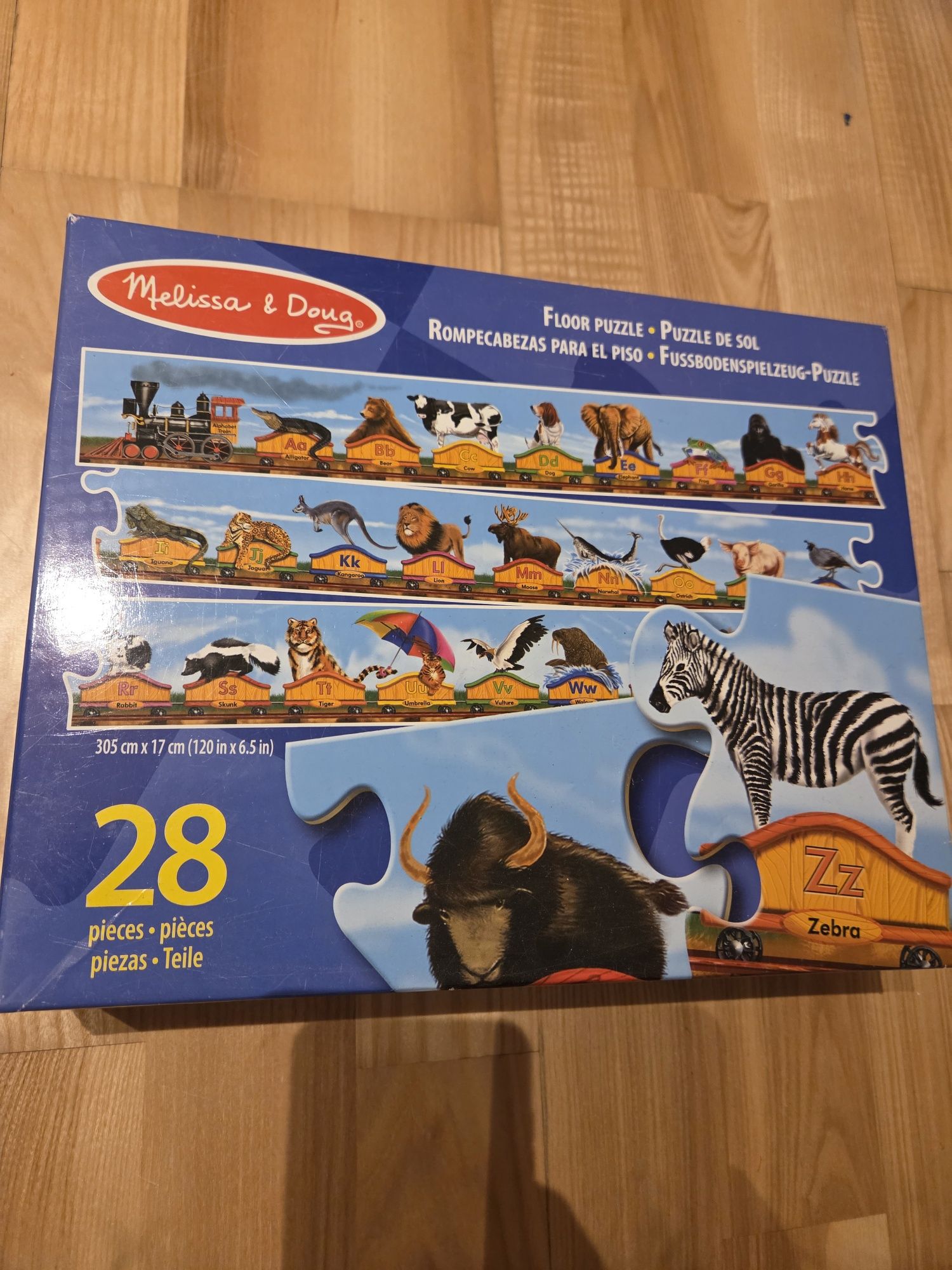 Puzzle duże na podłogę