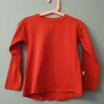 Czerwona Bluzka MyBasic 110 116 genderneutral unisex