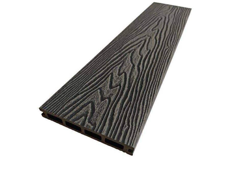 Deska kompozytowa 3D PREMIUM szczotkowana wzór drewna Mocha Czekolada