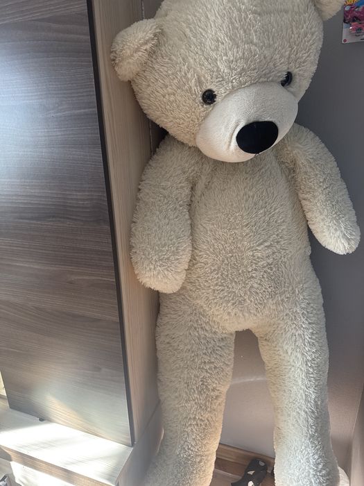 Duży biały miś dla dzieci