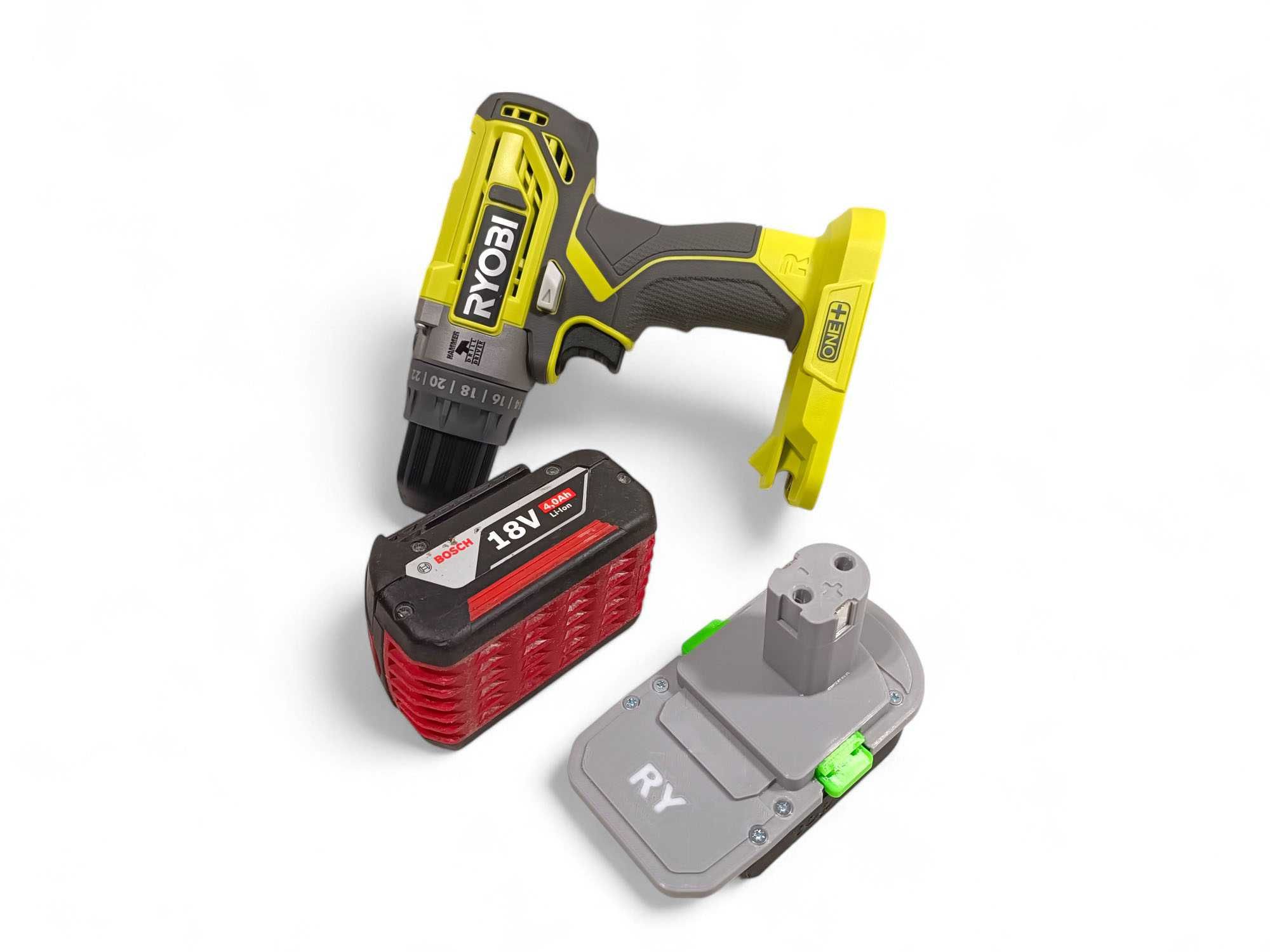 Adapter Ryobi ONE+ na baterie Bosch Pro