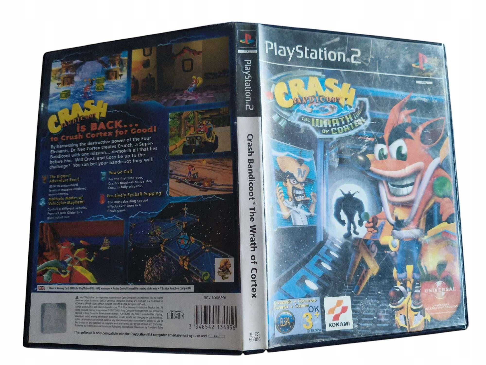 PS2 Crash Bandicoot The Wrath of Cortex Games4US Kolumny 6/36