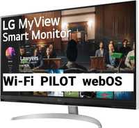 MONITOR LG 32SQ700S-W UHD 4K Wi-Fi webOS Pilot Smart