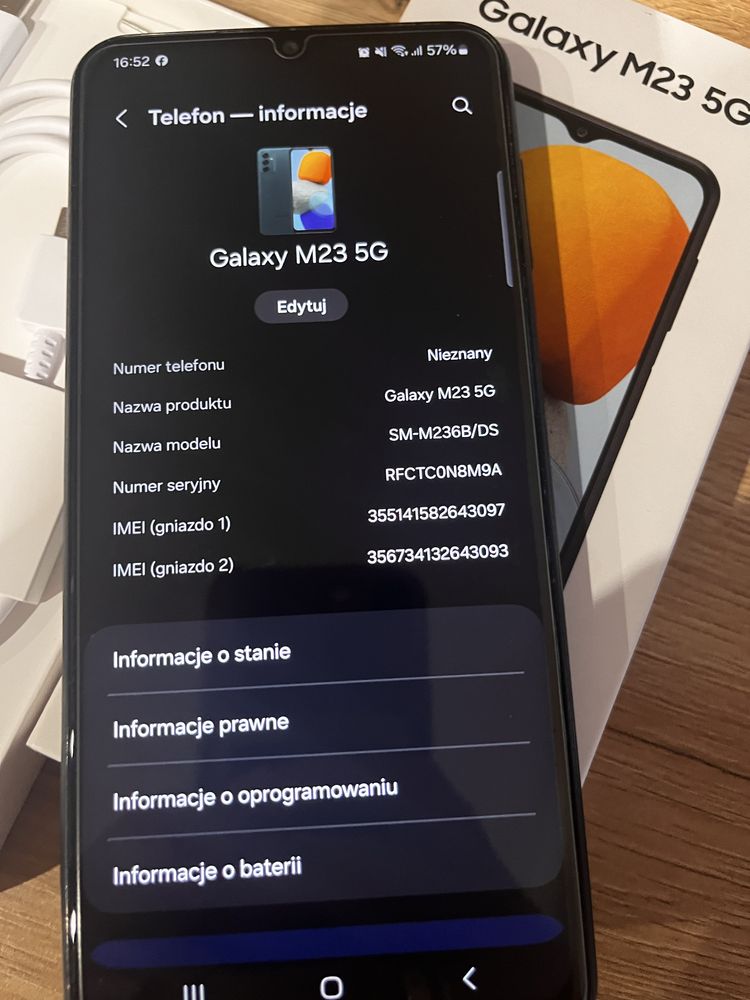 Samsung Galaxy M23 5G stan idealny