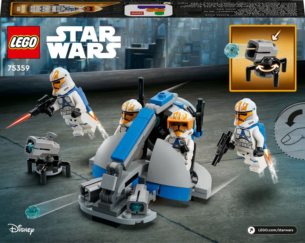 LEGO Зоряні війни Клони-піхотинці Асоки 332-го батальйону. (75359)