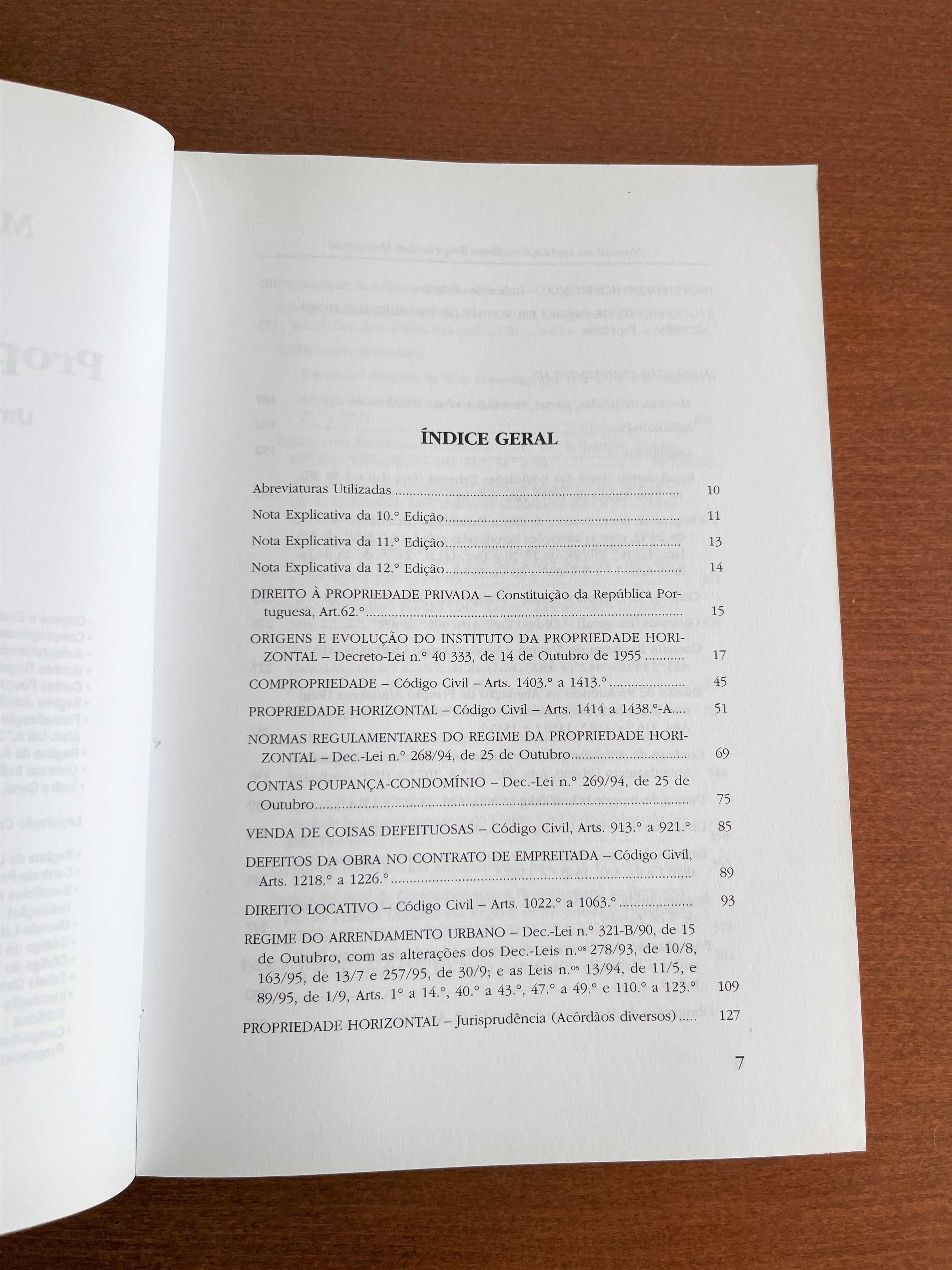 Manual da Legislação sobre Propriedade Horizontal