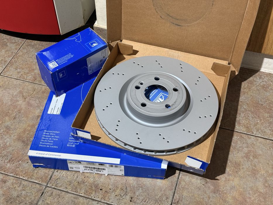 Conjunto Travagem ATE 350mm - Mercedes