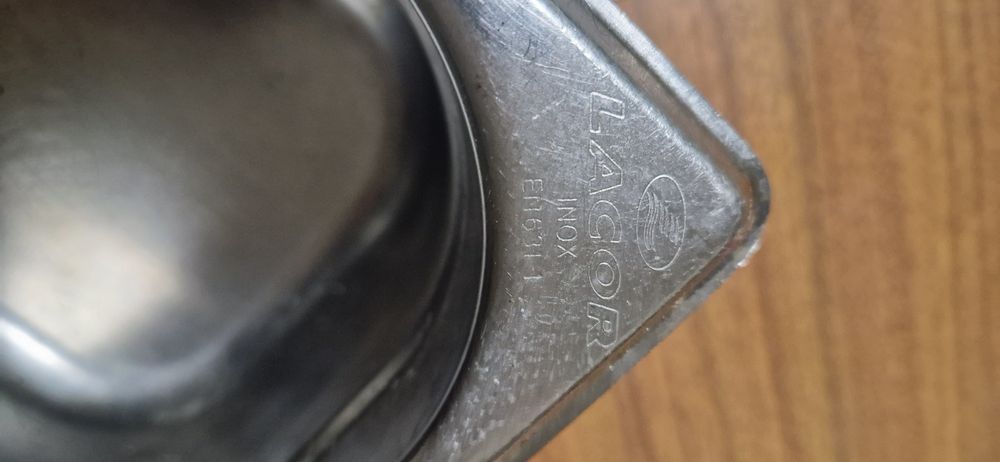 Cuba inox para alimentos