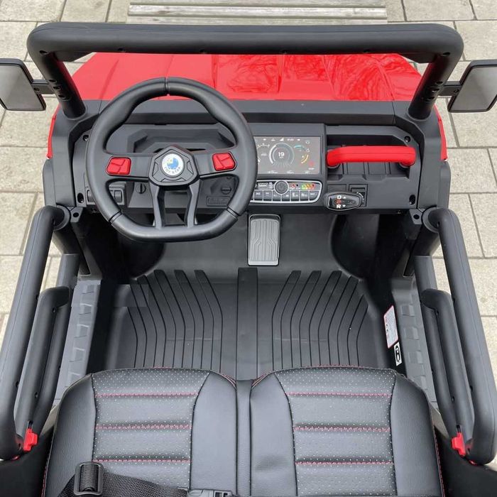 DUMPER Pickup Terenowy 4x4 Wywrotka John Deere Auto Akumulator DZIECI
