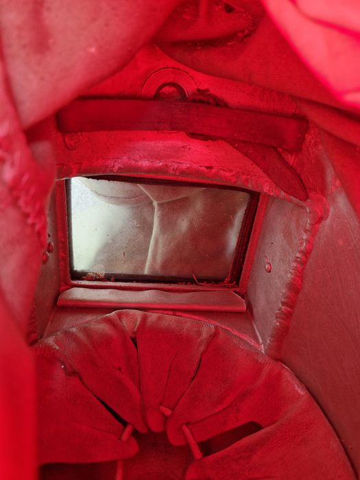 Maska wujka Józka przyłbica do piaskowania hełmofon do piaskowania