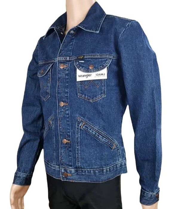 Męska kurtka jeansowa Wrangler 124MJ Western Jacket Regular nowa - S