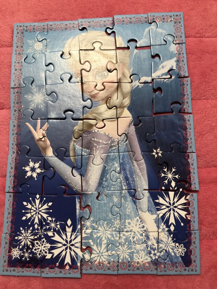 Puzzle Kraina Lodu 4 obrazki w jednym wiek 4+