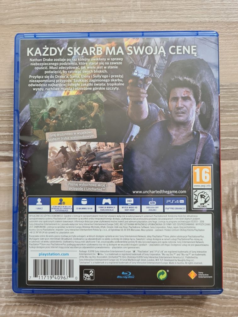 Gra Uncharted 4 PS4/PS5