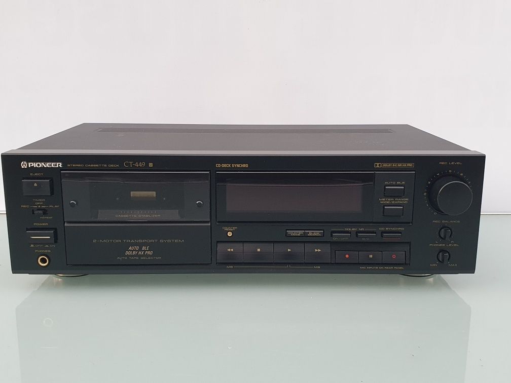 Magnetofon Pioneer CT-449 dolby B C hx pro
