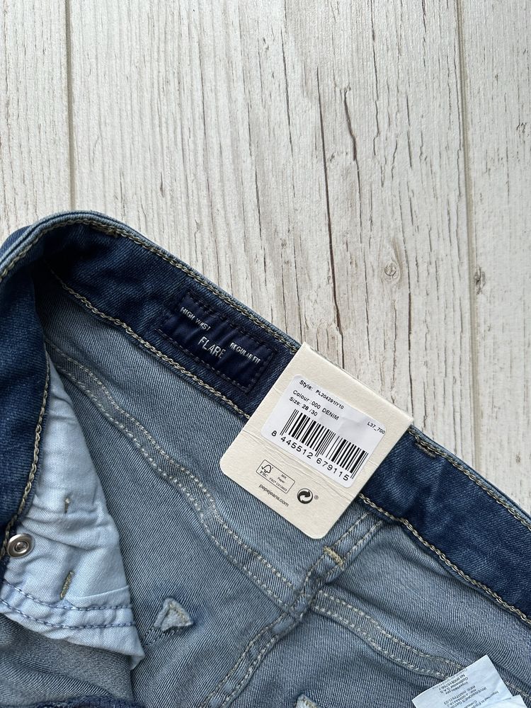 Jeansowe spodnie dzwony Flare Pepe Jeans 28/30
