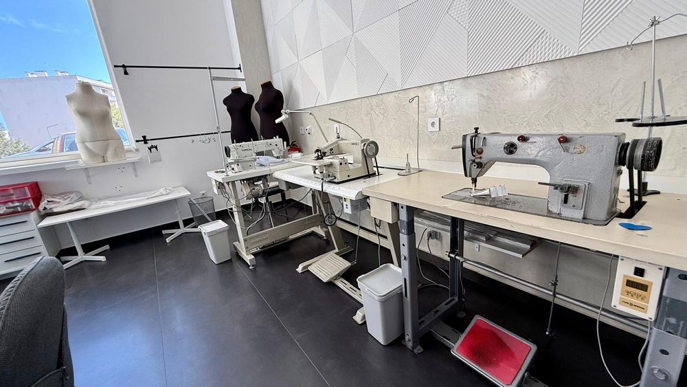 Equipamentos atelier de costura
