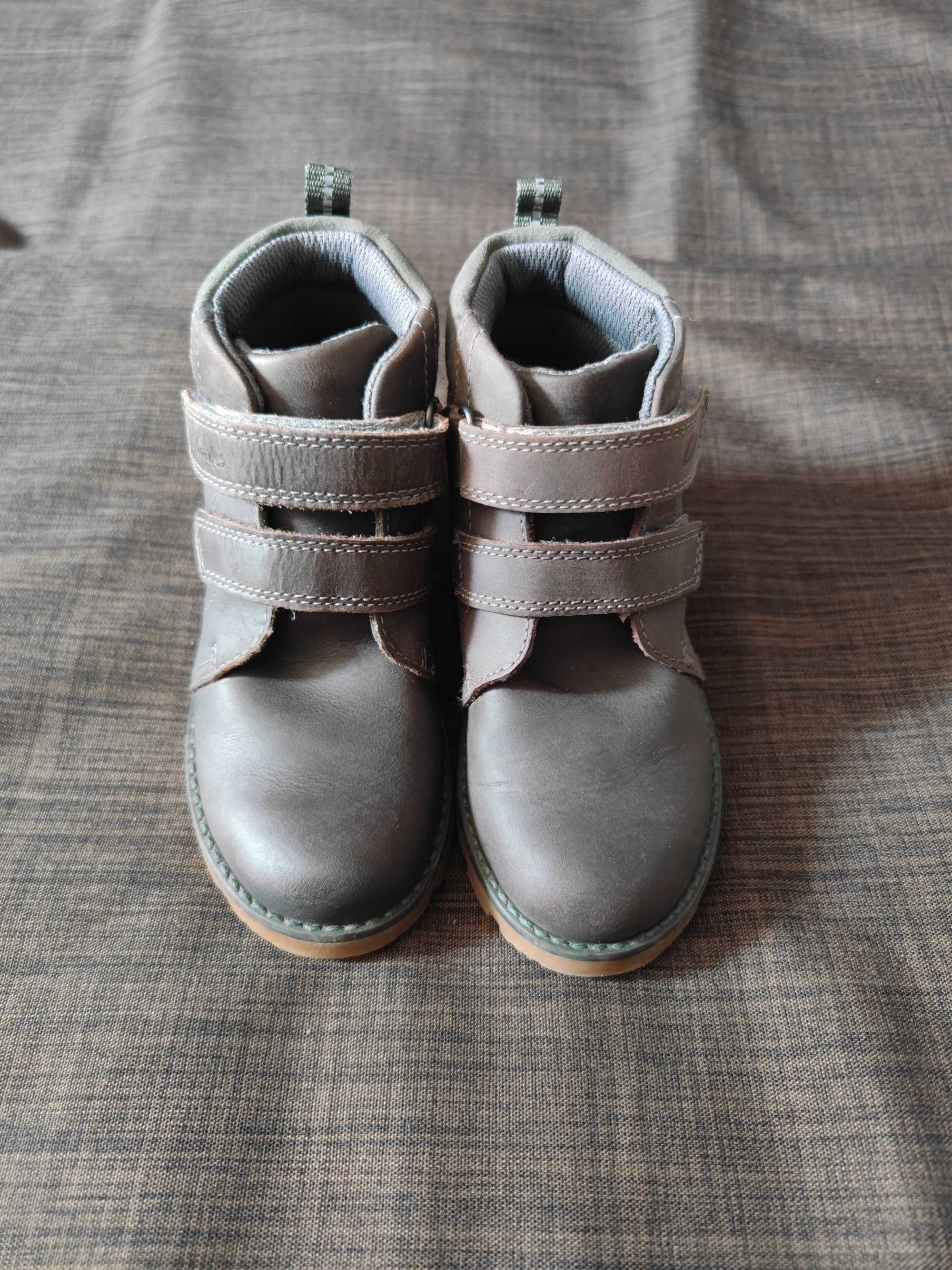 Детские кожаные ботинки Clarks Heath Strap(27р.16,5-17см.)