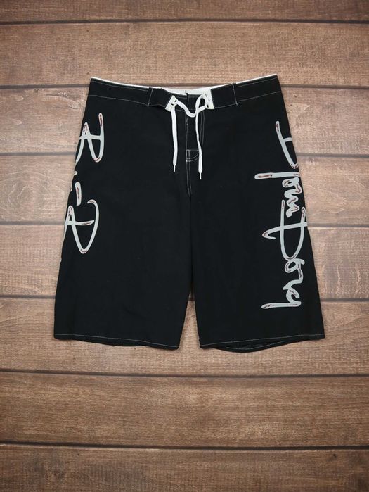 Vintage Retro Billabong Shorts krótkie spodenki czarne szerokie szorty