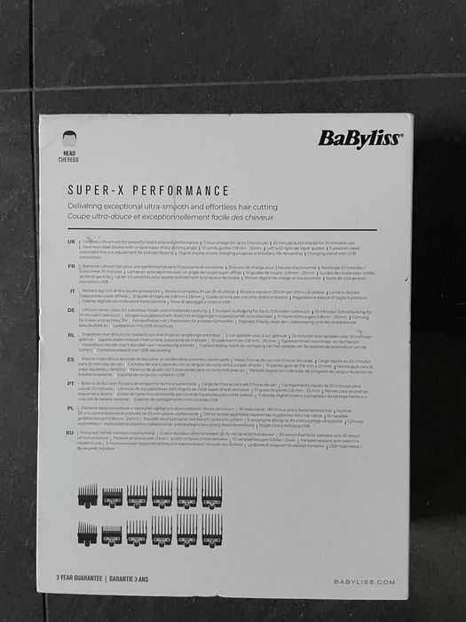 Profesjonalna maszynka BABYLISS Super X-Metal E996E