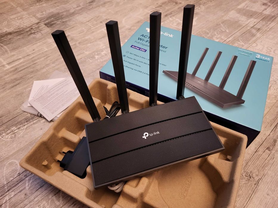 Router TP-Link Archer C6U -(USB) AC1200 MU-MIMO