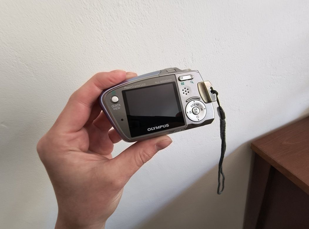 Aparat cyfrowy kieszonkowy Olympus mju-mini 5.0 mp kompaktowy aparat