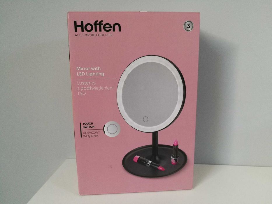 NOWE lusterko kosmetyczne z podświetleniem LED