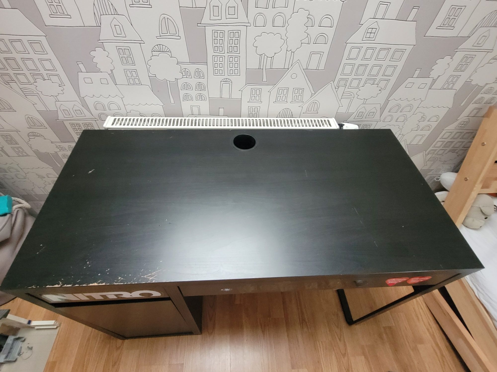 Biurko czarne Micke Ikea