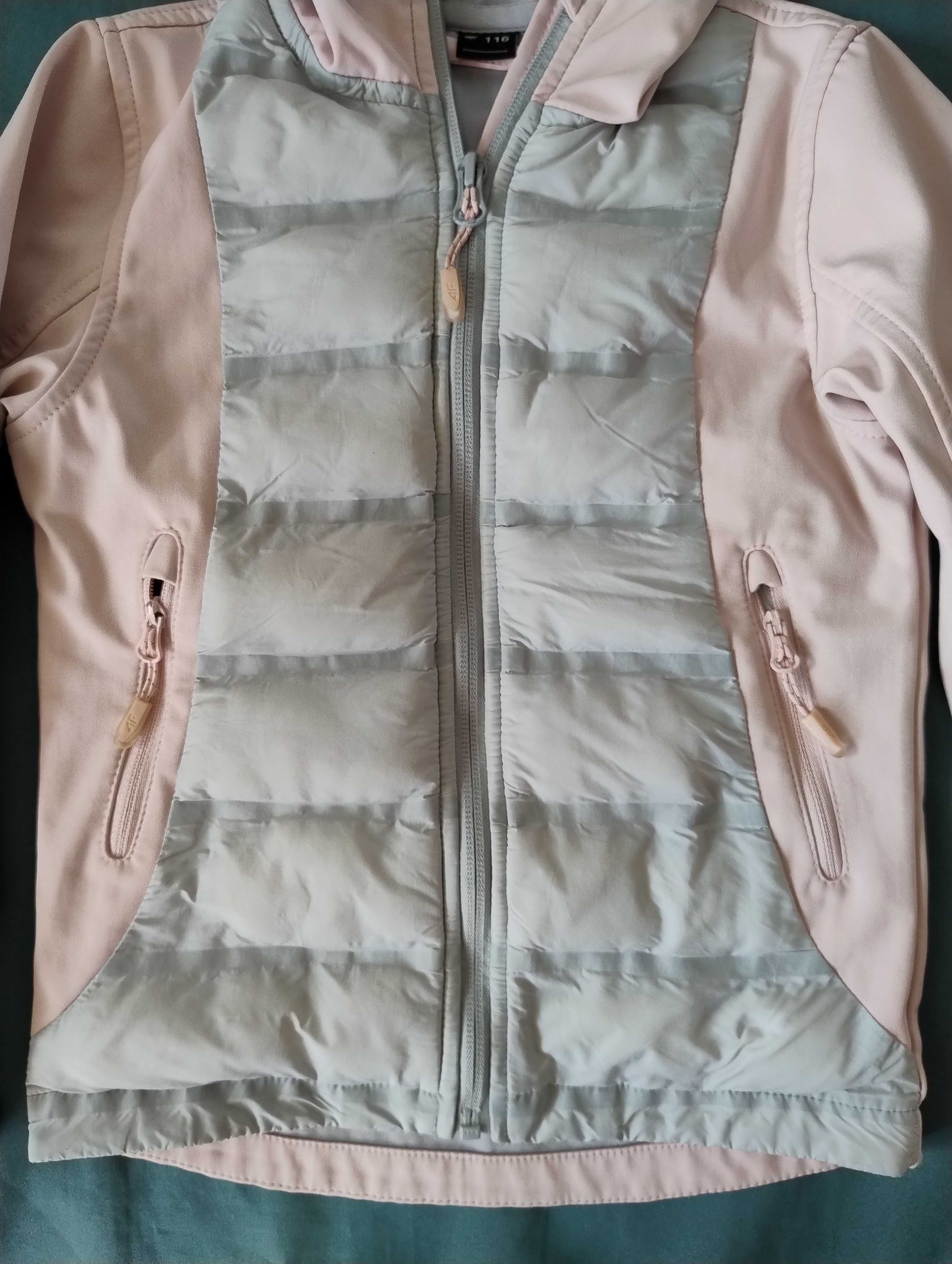 Bluza bluzeczka Kurtka Firmowa 4F na 116 cm wiosna jesień stan bdb.