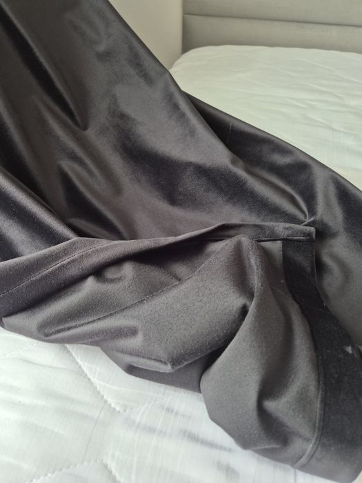 Czarne zasłony welurowe black out