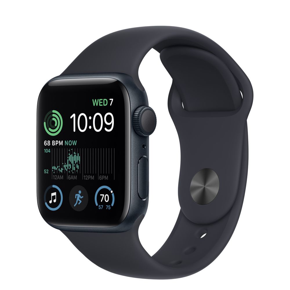 NEW 2023 Apple Watch Series SE 2 Gen 44 mm GPS Midnight Sport Band