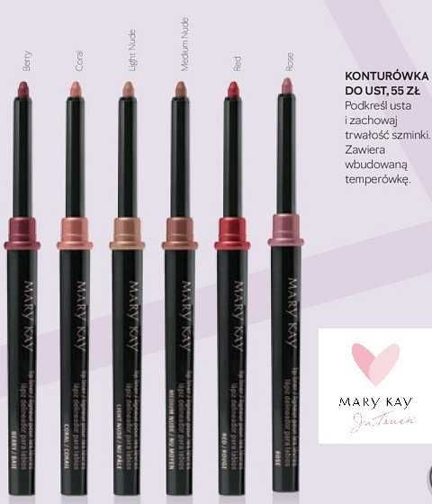 wodoodporna konturówka do ust, pasuje wszystkich makijaży, też Ombre