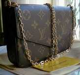 Louis Vuitton skórzana torebka Pochette