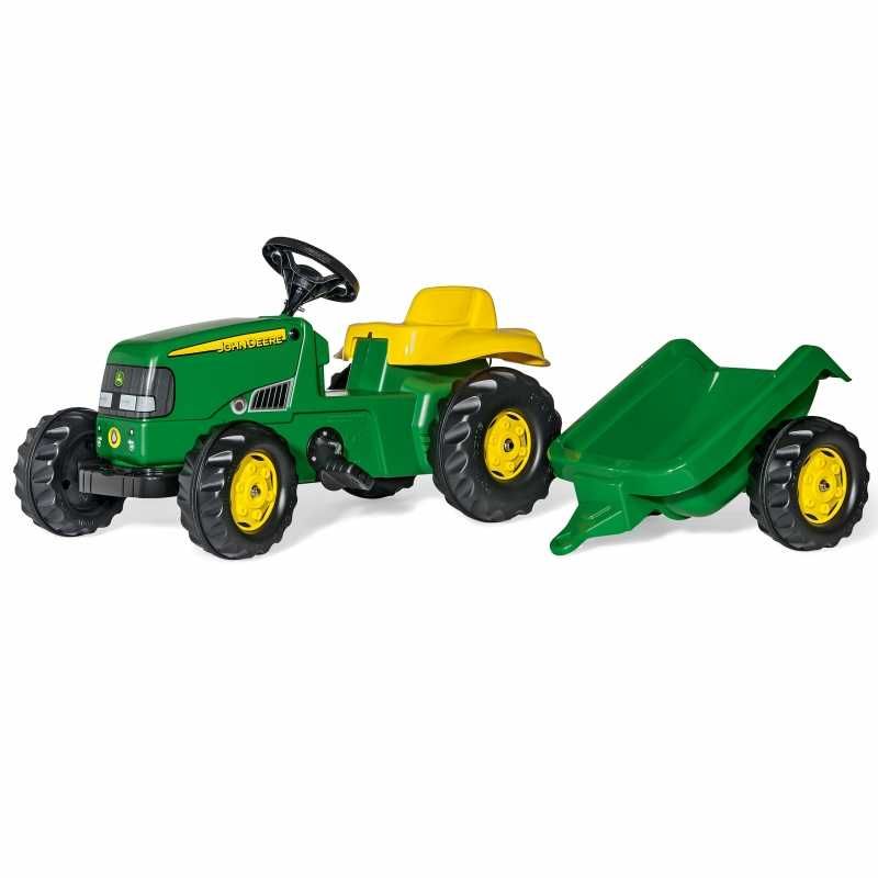 Rolly Toys jeździk Traktor na pedały John Deere z przyczepką 2-5 lat