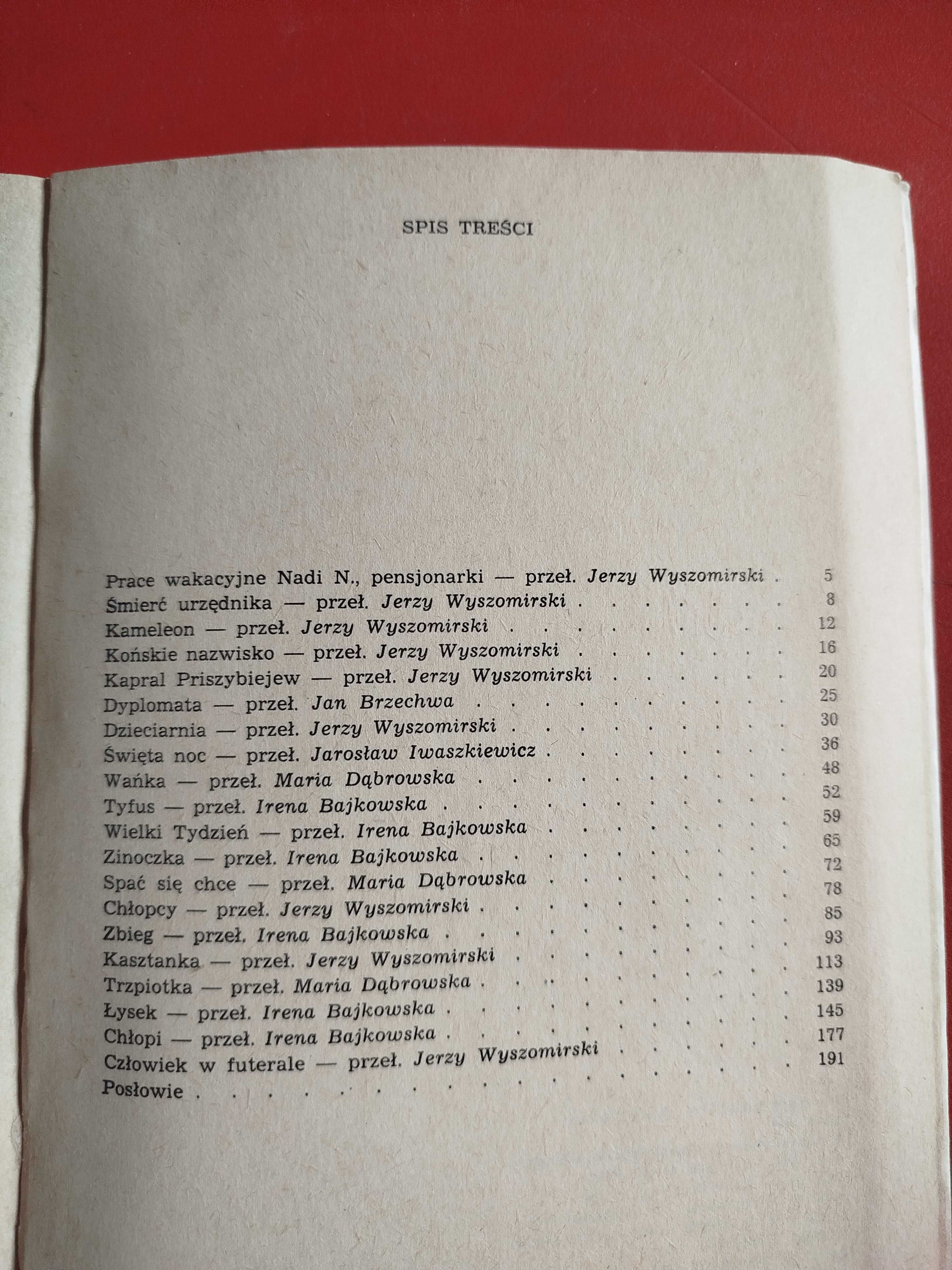 Wybór opowiadań, Antoni Czechow