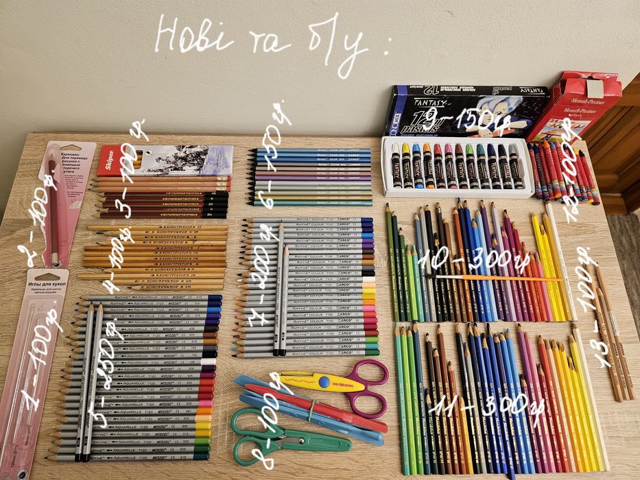 Карандаши олівці голки пастель KOH-I-NOOR Economix Marco optima