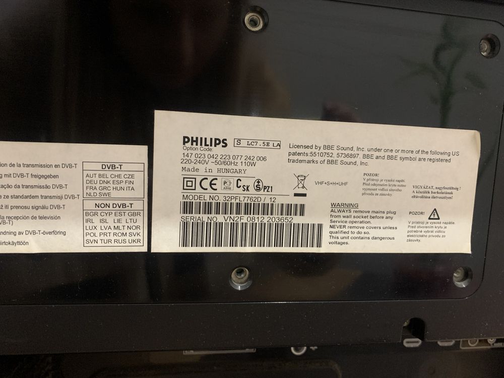 32 cale Telewizor tv PHILIPS 32PFL7762D LCD hd